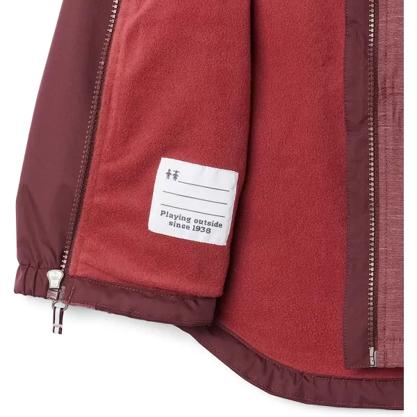 imageColumbia Girls Rainy Trails Fleece Lined JacketMalbecMalbec Slub