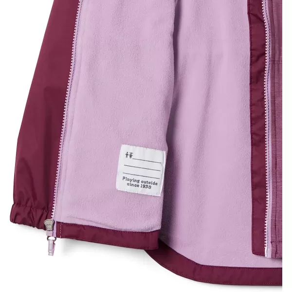 imageColumbia Girls Rainy Trails Fleece Lined JacketMarionberryMarionberry Slub