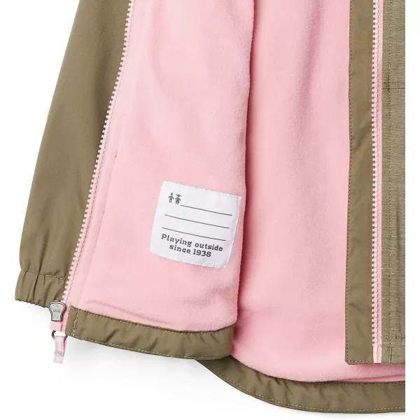 imageColumbia Girls Rainy Trails Fleece Lined JacketStone GreenStone Green Slub