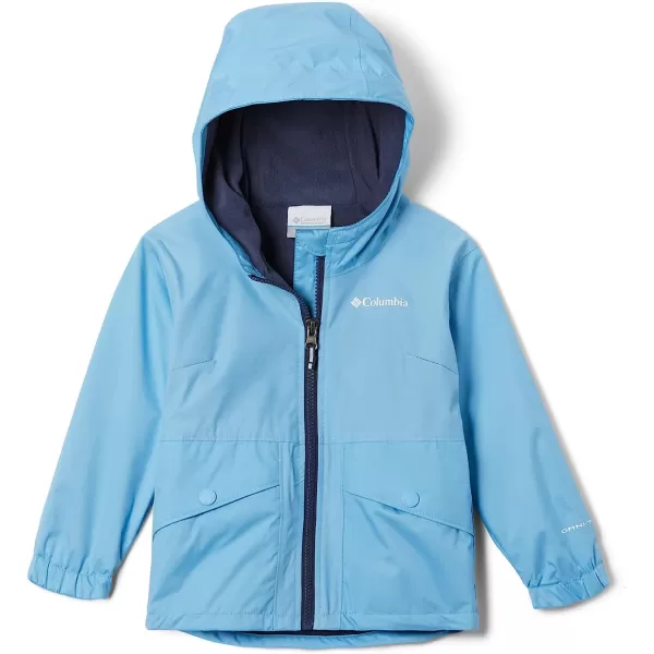 imageColumbia Girls Rainy Trails Fleece Lined JacketVista BlueVista Blue Slub