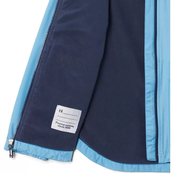 imageColumbia Girls Rainy Trails Fleece Lined JacketVista BlueVista Blue Slub