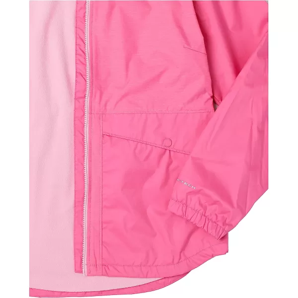 imageColumbia Girls Rainy Trails Fleece Lined JacketWild GeraniumWild Geranium Slub