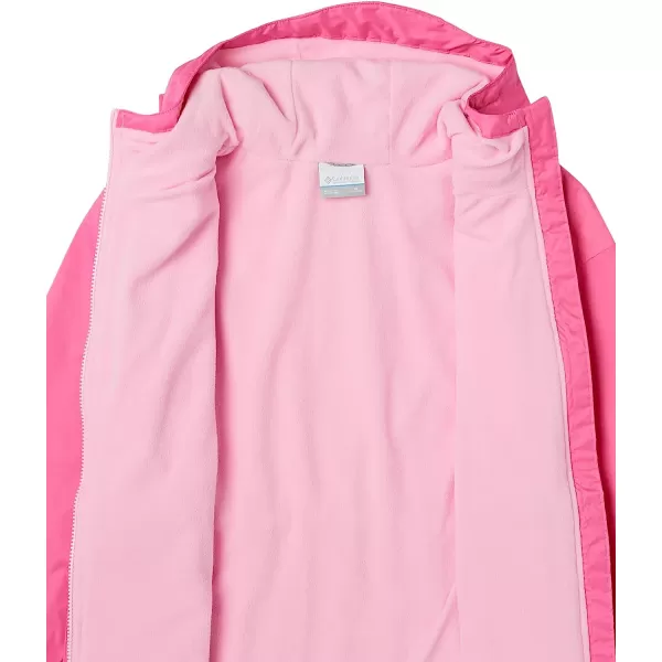 imageColumbia Girls Rainy Trails Fleece Lined JacketWild GeraniumWild Geranium Slub