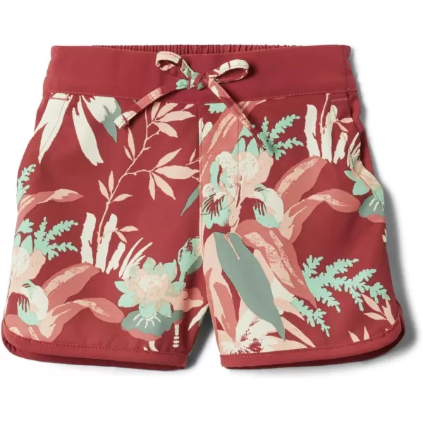 imageColumbia Girls Sandy Shores BoardshortDusty Crimson Magnolia Floral