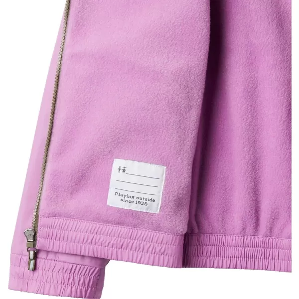imageColumbia Girls Side Hill Lined WindbreakerBlossom Pink  Teak Brown  Stone Green