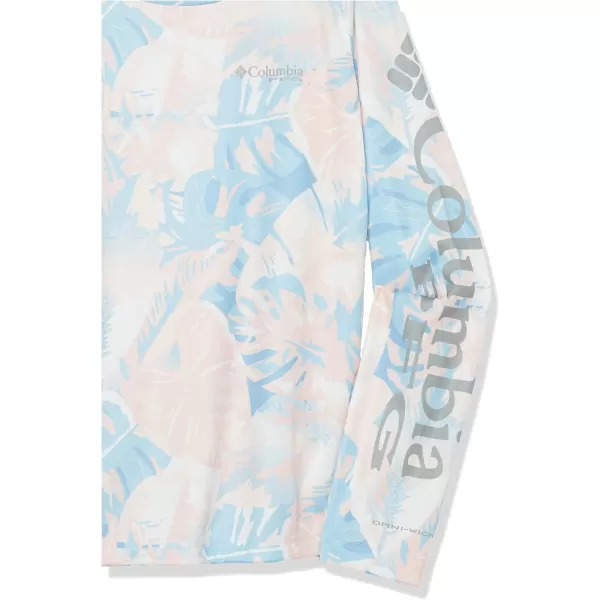 imageColumbia Girls Super Tidal Long SleeveSatin Pink Philo Palms