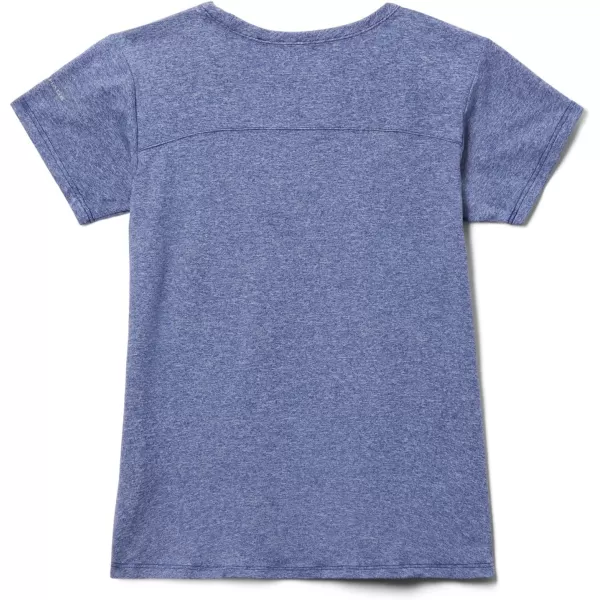 imageColumbia Girls Tech Trail Short Sleeve TeeDark Sapphire Heather
