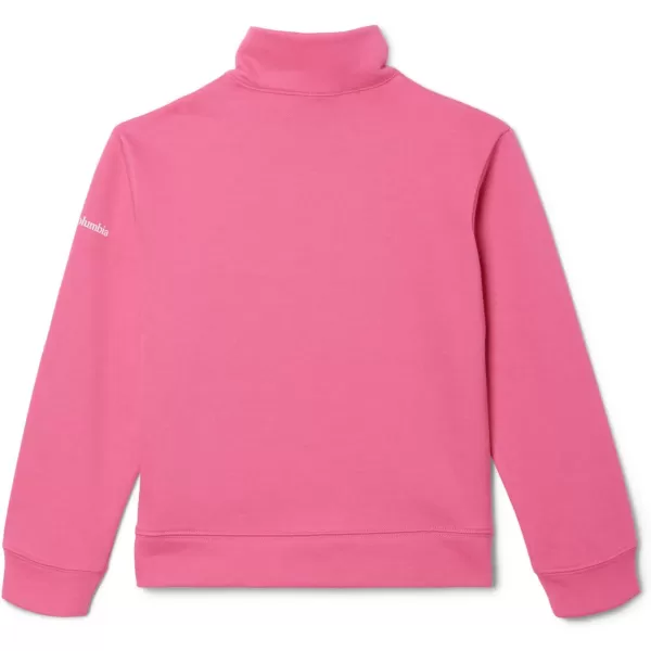 imageColumbia Girls Trek French Terry Half ZipWild Geranium
