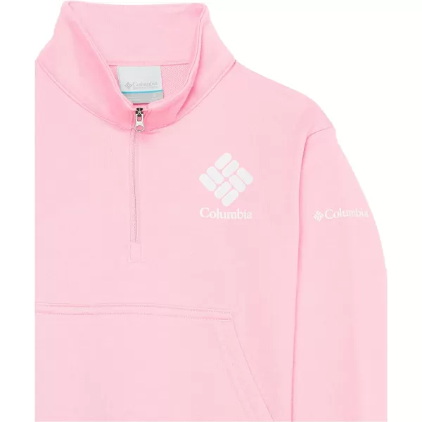 imageColumbia Girls Trek French Terry Half ZipWild Rose