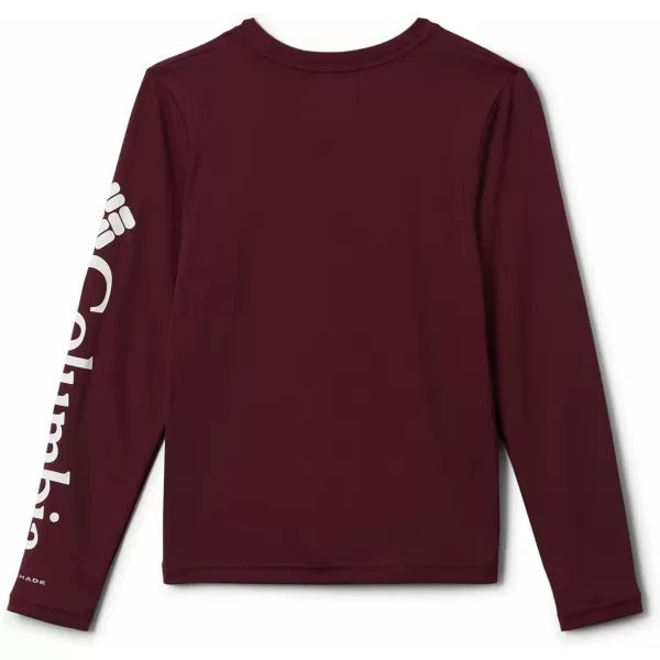 imageColumbia Kids CLG Youth Terminal Tackle LS ShirtTam  Deep MaroonWhite