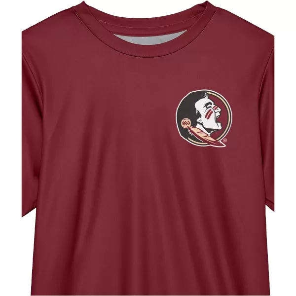 imageColumbia Kids Collegiate Terminal Tackle Short Sleeve ShirtFsu  Cabernet