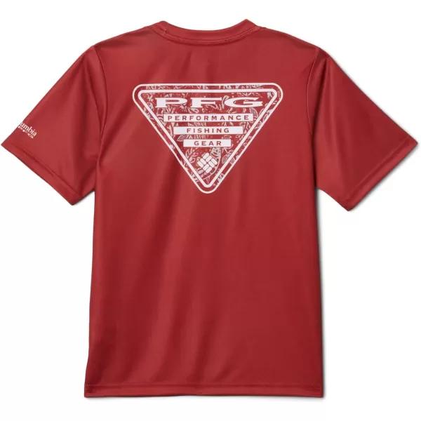 imageColumbia Kids Collegiate Terminal Tackle Short Sleeve ShirtOk  Red Velvet