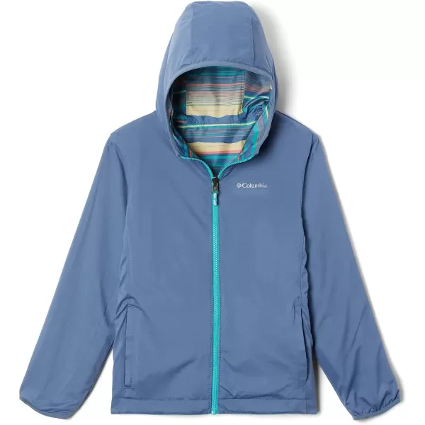 imageColumbia Kids Pixel Grabber Reversible JacketBluestone Horizons Stripe