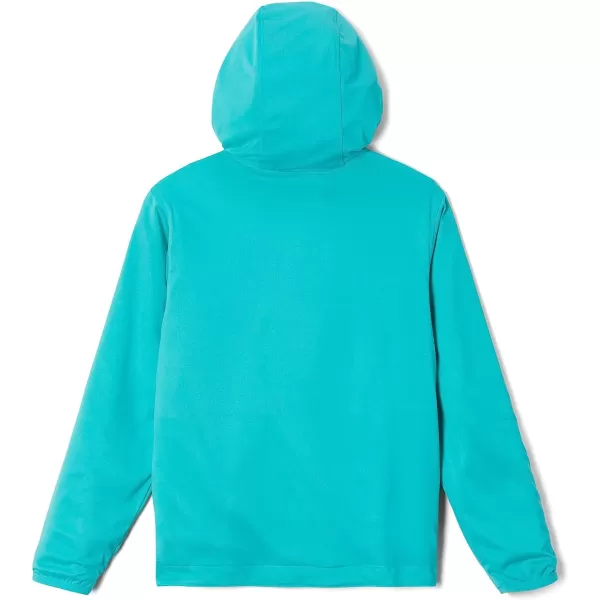 imageColumbia Kids Pixel Grabber Reversible JacketBright Aqua Topo Palms