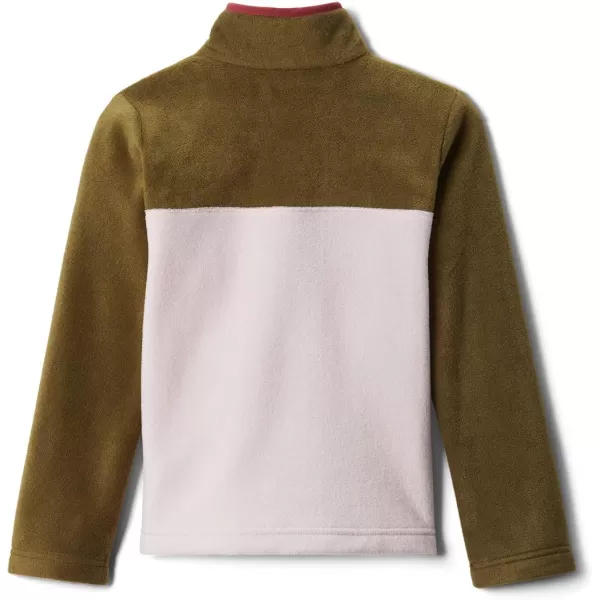 imageColumbia Kids Steens MTNnbsp14 Snap Fleece PullOverMineral PinkNew Olive