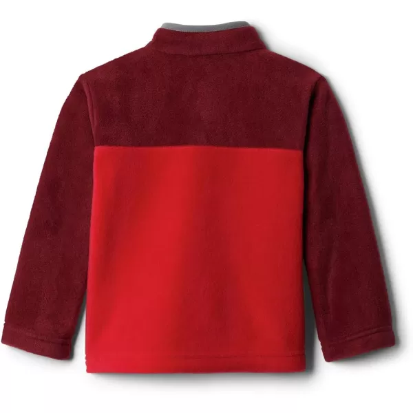 imageColumbia Kids Steens MTNnbsp14 Snap Fleece PullOverMountain RedRed Jasper
