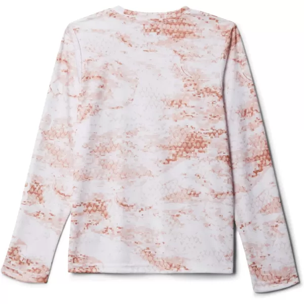 imageColumbia Kids Super Terminal Tackle Long SleeveIsland OrangePfg Camo Light Print