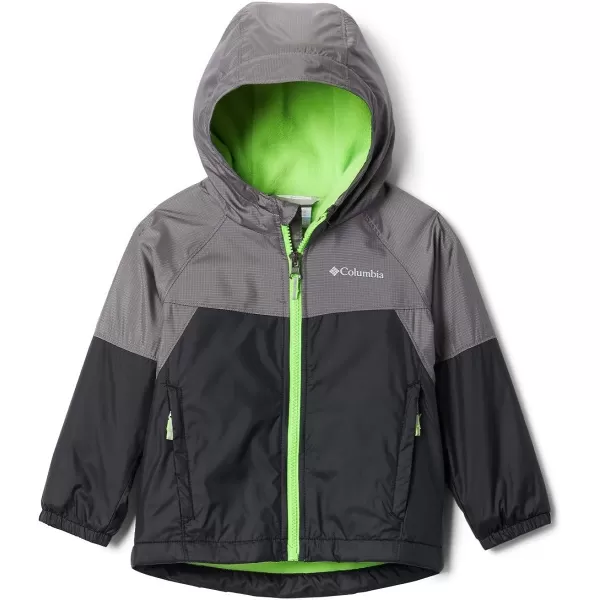 imageColumbia Kids amp Baby Ethan PondnbspFleece Lined JacketBlackCity Grey