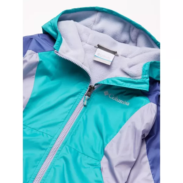 imageColumbia Kids amp Baby Ethan PondnbspFleece Lined JacketBright AquaAfrican Violet