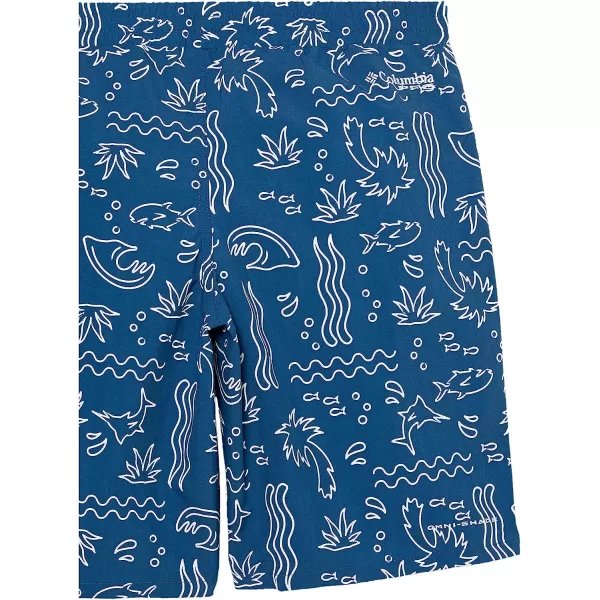imageColumbia Kids amp Baby Super Backcast ShortCarbon Marlin Shores