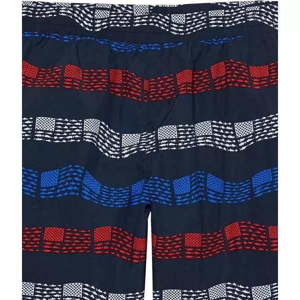 imageColumbia Kids amp Baby Super Backcast ShortCollegiate Navy Flag Stripe