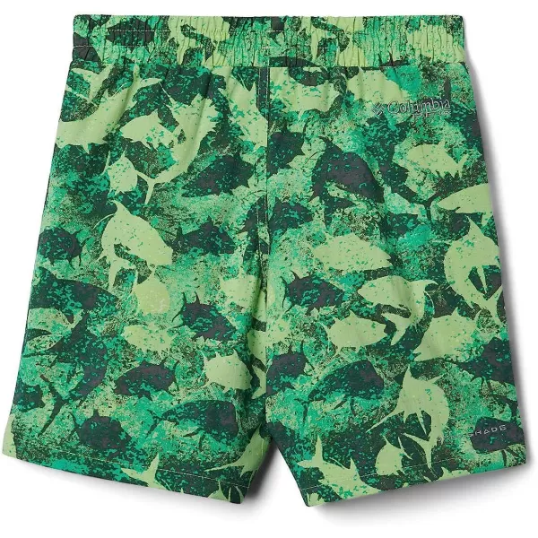 imageColumbia Kids amp Baby Super Backcast ShortJade Lime Inside Out Camo