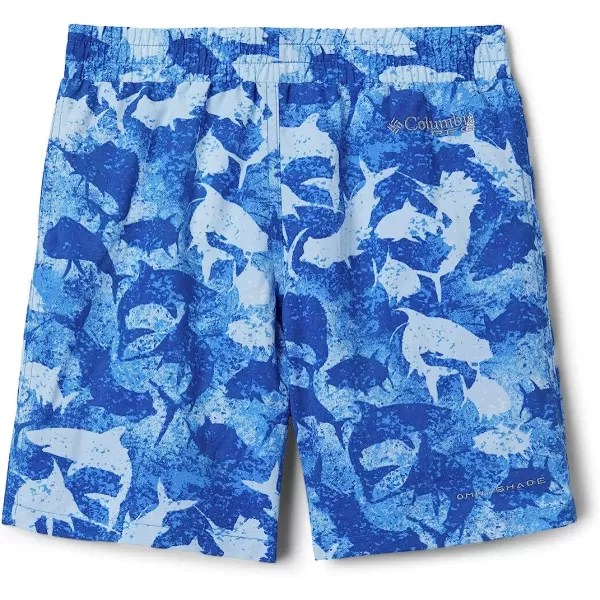 imageColumbia Kids amp Baby Super Backcast ShortVivid Blue Inside Out Camo