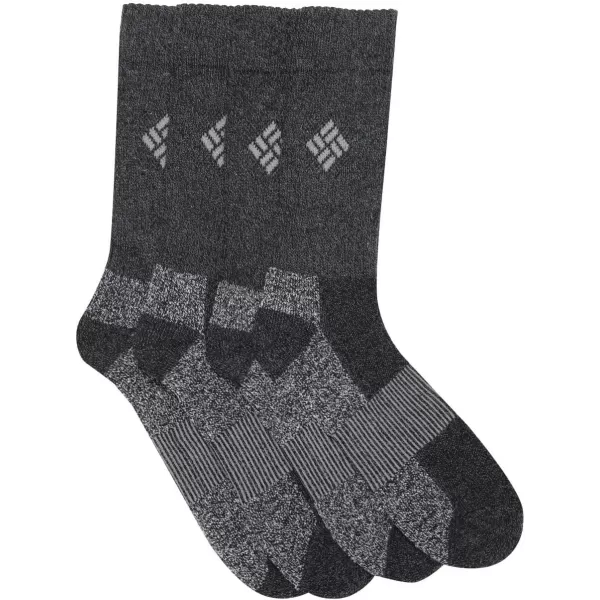 imageColumbia Mens 4 Pack Moisture Control Crew SocksBlack
