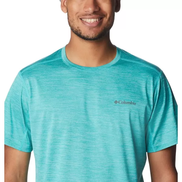 imageColumbia Mens Alpine Chill Zero Short Sleeve CrewBright Aqua Heather