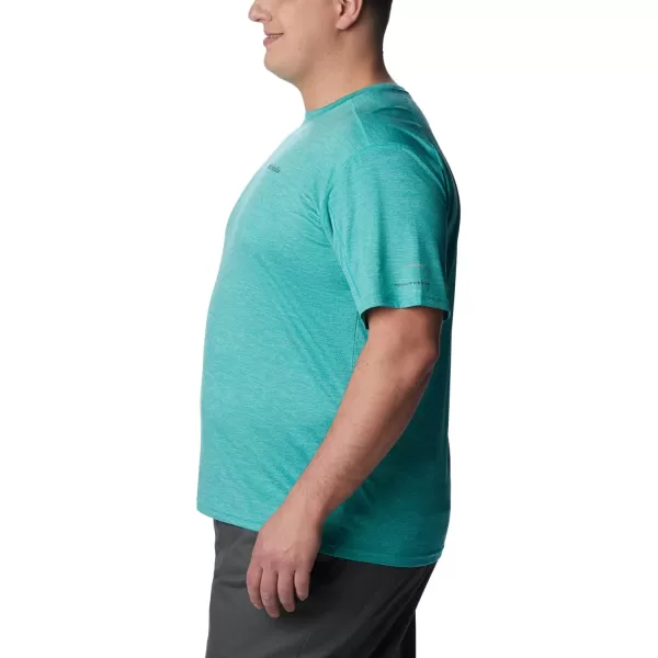 imageColumbia Mens Alpine Chill Zero Short Sleeve CrewBright Aqua Heather