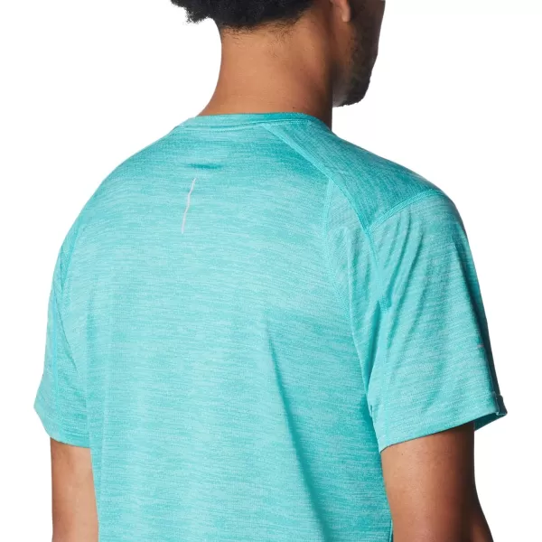 imageColumbia Mens Alpine Chill Zero Short Sleeve CrewBright Aqua Heather