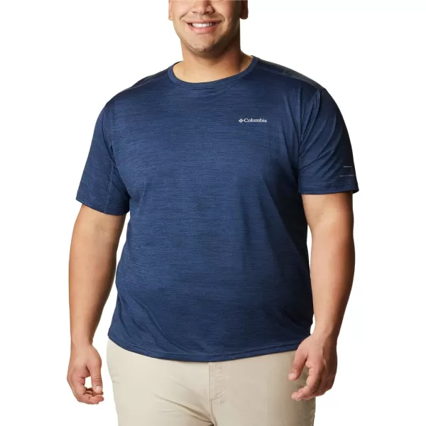 imageColumbia Mens Alpine Chill Zero Short Sleeve CrewCollegiate Navy Heather