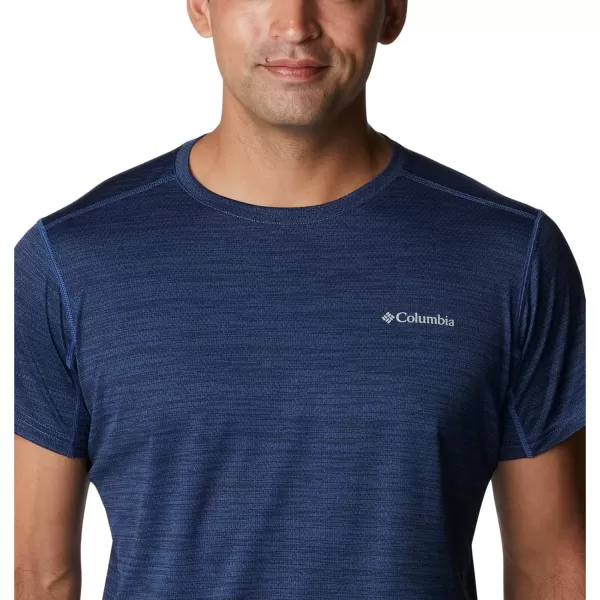 imageColumbia Mens Alpine Chill Zero Short Sleeve CrewCollegiate Navy Heather