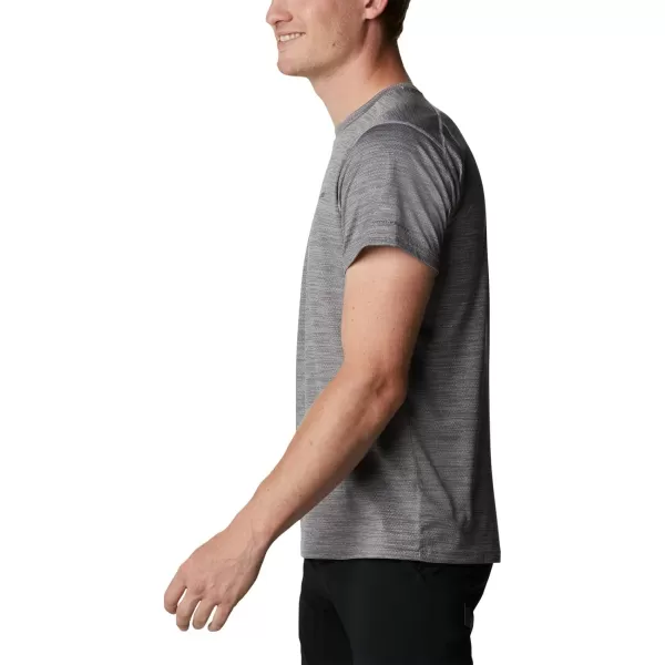 imageColumbia Mens Alpine Chill Zero Short Sleeve CrewColumbia Grey Heather