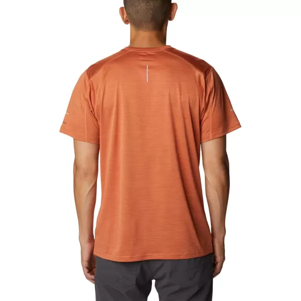 imageColumbia Mens Alpine Chill Zero Short Sleeve CrewDesert Orange Heather