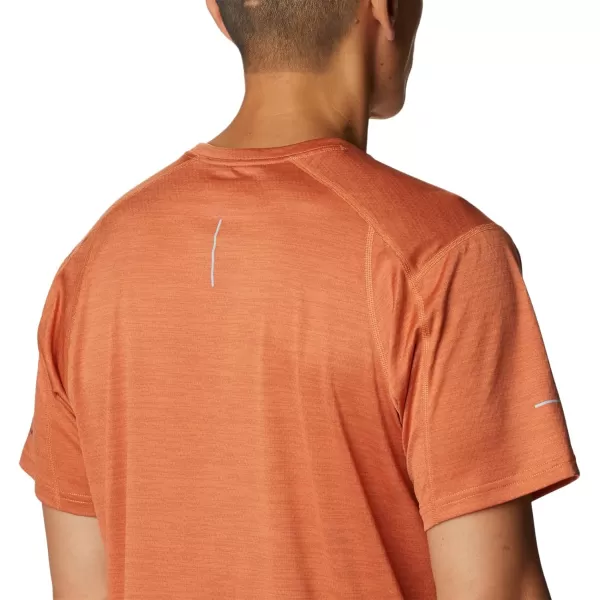 imageColumbia Mens Alpine Chill Zero Short Sleeve CrewDesert Orange Heather