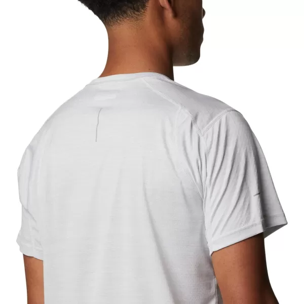 imageColumbia Mens Alpine Chill Zero Short Sleeve CrewWhite Heather