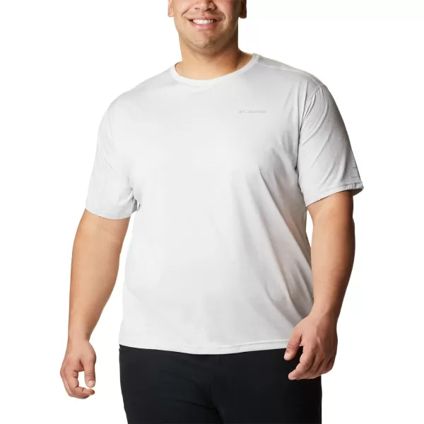 imageColumbia Mens Alpine Chill Zero Short Sleeve CrewWhite Heather