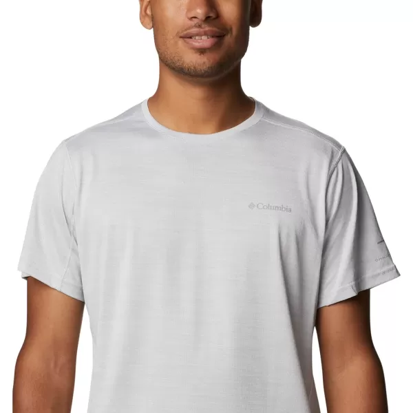 imageColumbia Mens Alpine Chill Zero Short Sleeve CrewWhite Heather