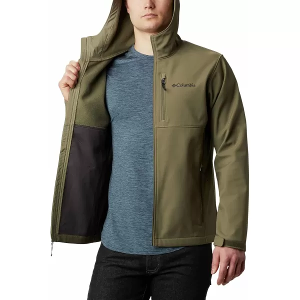 imageColumbia Mens Ascender Hooded Softshell JacketStone Green
