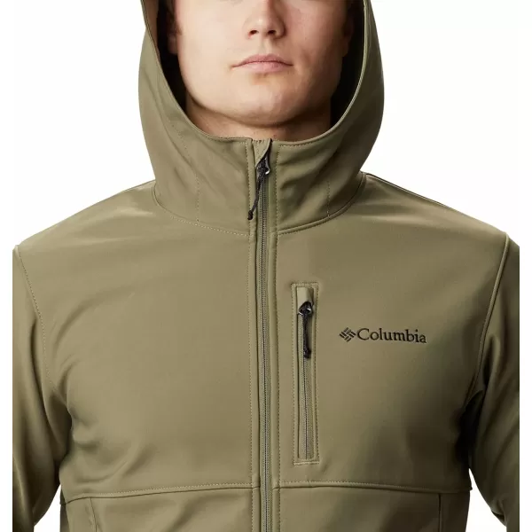 imageColumbia Mens Ascender Hooded Softshell JacketStone Green
