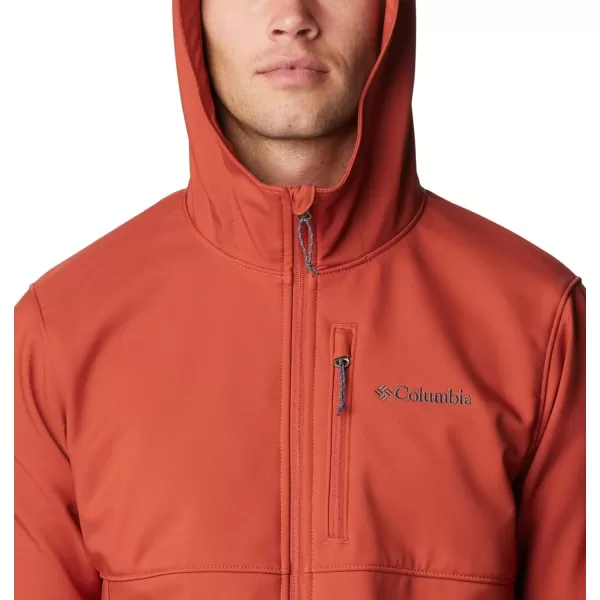 imageColumbia Mens Ascender Hooded Softshell JacketWarp Red