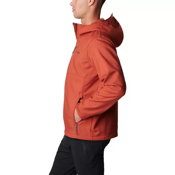 imageColumbia Mens Ascender Hooded Softshell JacketWarp Red