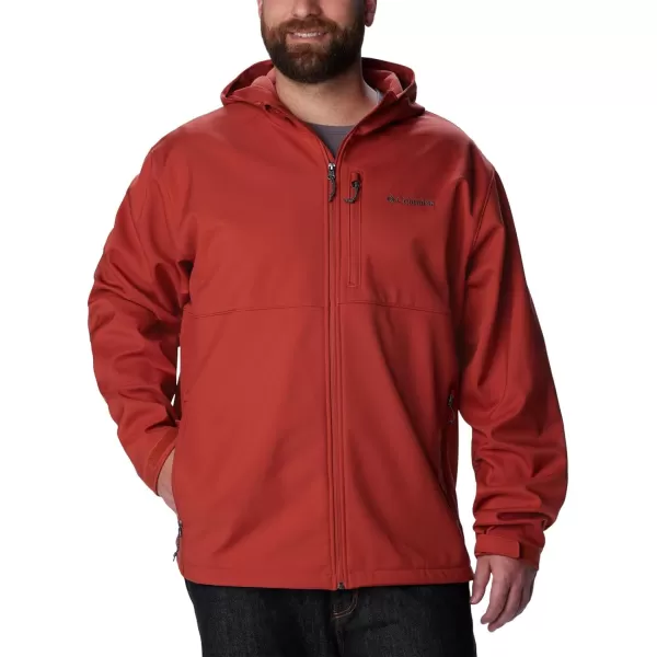 imageColumbia Mens Ascender Hooded Softshell JacketWarp Red