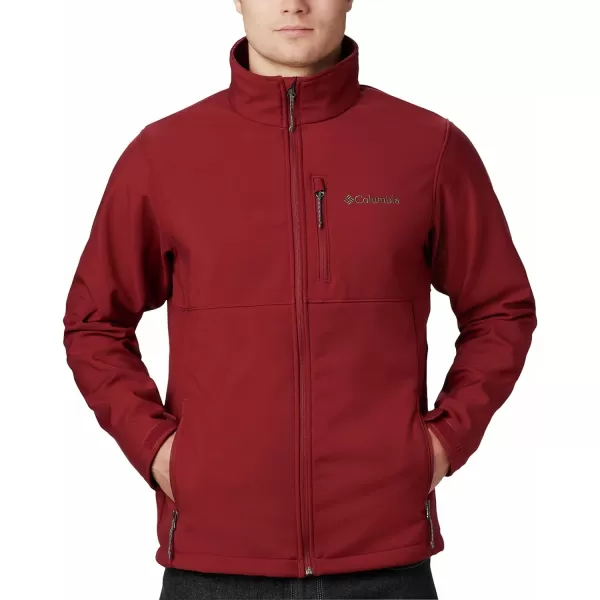 imageColumbia Mens Ascender Softshell Frontzip JacketRed Jasper