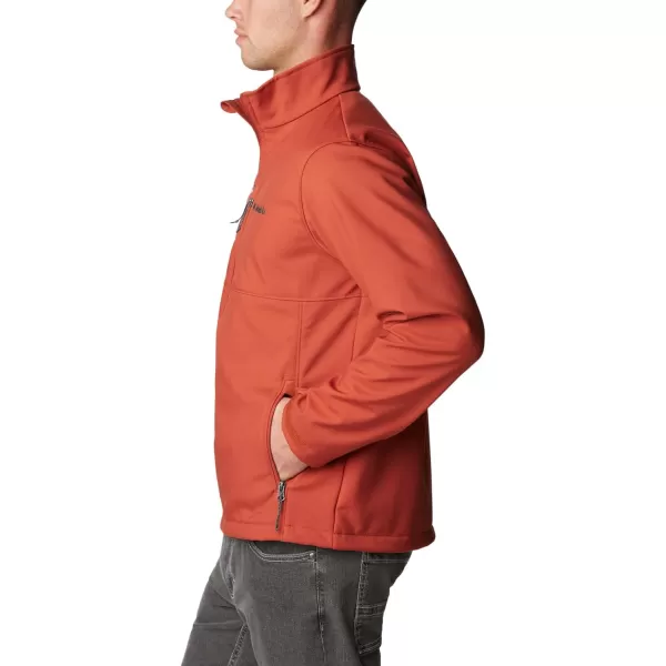 imageColumbia Mens Ascender Softshell Frontzip JacketWarp Red