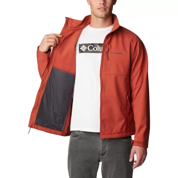 imageColumbia Mens Ascender Softshell Frontzip JacketWarp Red