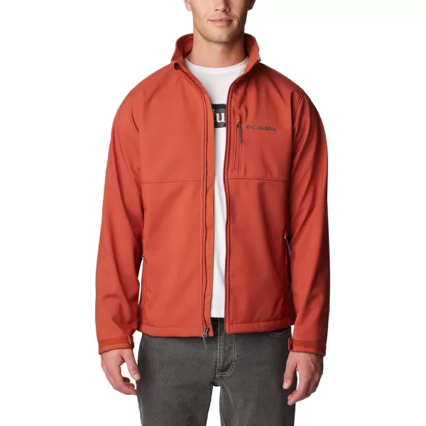 imageColumbia Mens Ascender Softshell Frontzip JacketWarp Red