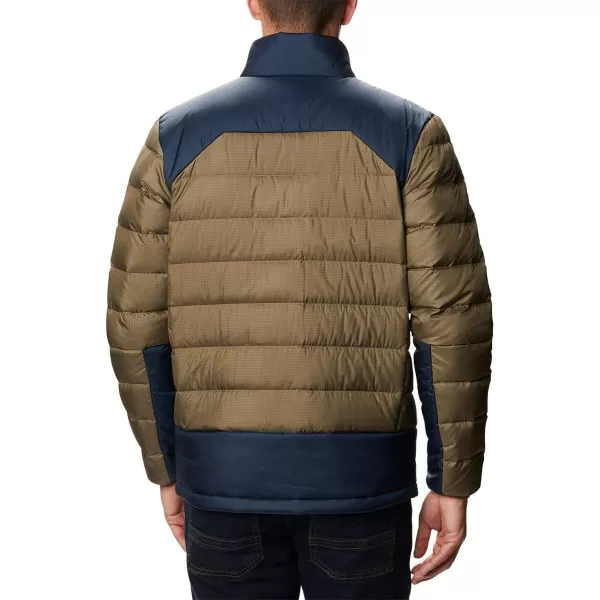 imageColumbia Mens Autumn Park Down JacketStone GreenCollegiate Navy