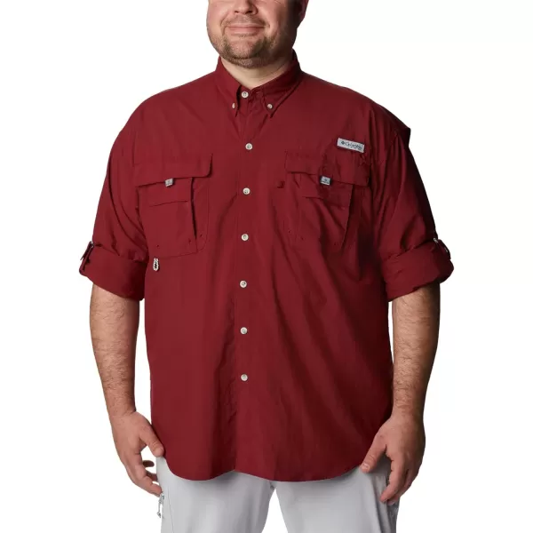 imageColumbia Mens Bahama II Long Sleeve ShirtRed Jasper